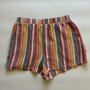 Forever 21 Colorful Striped Shorts